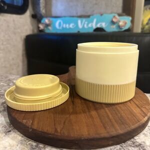 Vintage Aladdin Thermos 8 oz Model #7000 Freezable Lid Insulated 4"x3.5"